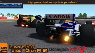 F1 1991 - Donington - Rf2 - Team ODS