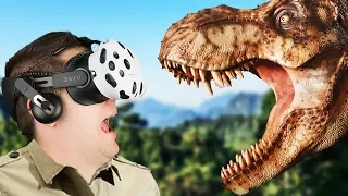 Virtual Reality Dinosaur Adventure! - Island 359 Gameplay - VR HTC Vive