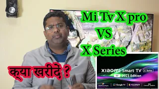 Mi Tv X Pro Vs Mi Tv X Series Tv