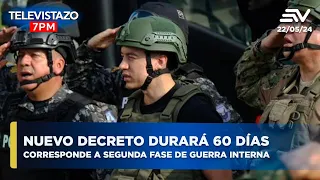 Presidente Noboa decreta nuevo estado de excepción en siete provincias | Televistazo #ENVIVO🔴