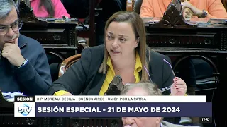 Diputado Moreau, Cecilia - UxP - Sesión 21-05-2024 - OT