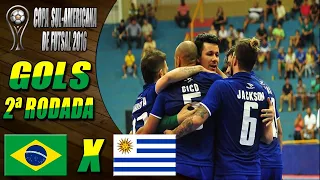 Gols Brasil X Uruguai | 2ª Rodada | Copa Sul-Americana de Futsal 2016 (06/05/2016)