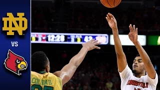 Notre Dame vs. Louisville Men's Basketball Highlights (2016-17)