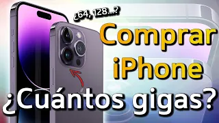 Cuántos GIGAS COMPRAR en el iPhone ¿64 o 128 ES SUFICIENTE?