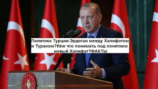 Политика Турции:Эрдоган между Халифатом и Тураном?Или что понимать под понятием новый Халифат?ФАКТЫ