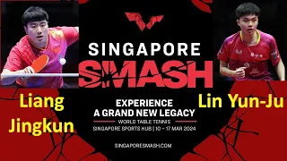 WTT Singapore Smash 2024 Liang Jingkun vs Lin Yun Ju