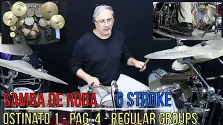 Samba de Roda Ostinato 1 Pag 4  Regular - Irregular Groups  #Sambaderodadaloiadrums