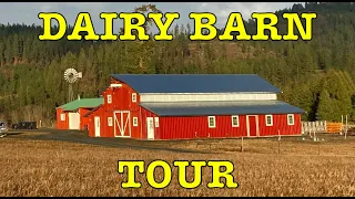 Small Dairy Barn Tour: How does the barn work? What size are the spaces?