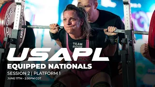 2023 USA Powerlifting Equipped Nationals - Session 2 Platform 1