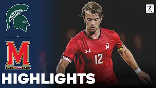 Michigan State vs Maryland | What a Game | Highlights | NCAA College Soccer | October 15, 2023