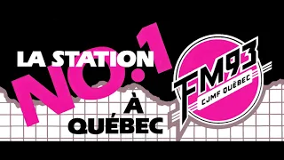 Promo 10 ième anniversaire CJMF-FM 93 Quebec - Septembre 1989