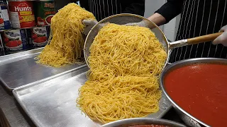Pasta Making Skill! tomato, cream, oil pasta making - korean restaurant food