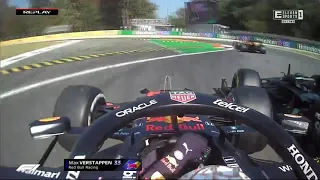 Wypadek! Max Verstappen uderza w Lewisa Hamiltona!! Monza