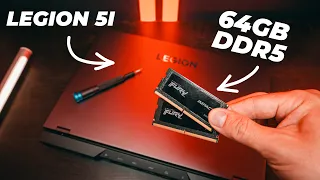 They said it's IMPOSSIBLE! | Installing 64GB DDR5 to a laptop [Lenovo Legion 5i Pro Gen 7]