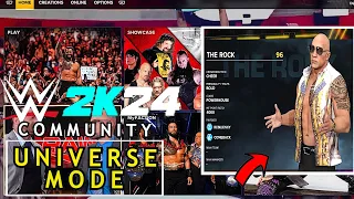 Setting Up The Perfect WWE 2K24 Universe Mode