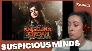 ANGELINA JORDAN Suspicious Minds | Vocal Coach Reacts (& Analysis) | Jennifer Glatzhofer