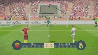 ROMA vs REAL MADRID | UEFA Champions League - UCL | Penalty Shootout