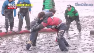 Running man fight scene | CHo Sung Hoon  vs Kim Joong kook |  [ENG SUB]