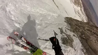 Skiing the Mountaineers Route on Mt Whitney