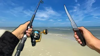 Eating Whatever I Catch.. (Catch and Cook) Saltwater Fishing FEAST