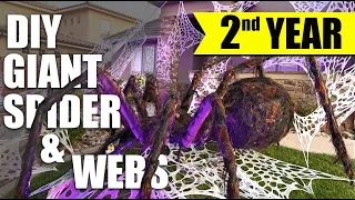 GIANT Spider & Webs UPDATE!!!