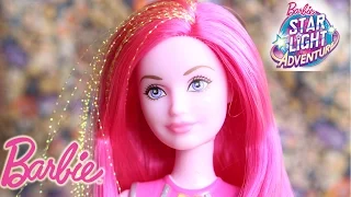 Barbie Gwiezdna Przygoda / Barbie Star Light Adventure - Lalka Różowa z Nowego Filmu! - DLT27 DLT28