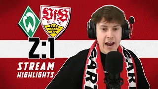 Werder Bremen 2:1 VfB Stuttgart ⚪🔴 Unglücklicher Spielverlauf, Abseits & CL 😤 Stream Highlights