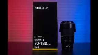 Nikon Z 70-180 F2.8 Lens Unboxing