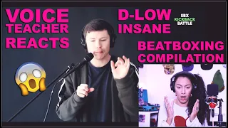 VOICE TEACHER Reaction to UNREAL BEATBOXING by D-LOW | Winner's Compilation SBX KickBack Battle 2021