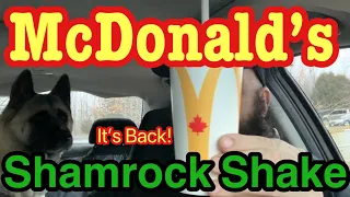 McDonald’s Shamrock Shake Is Back, But Only For A Limited Time…The Vanlife Review ￼