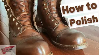 How to Polish Red Wing Iron Ranger | Mink Oil | Full Grain Shine