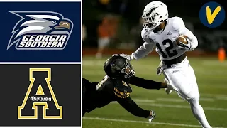 Georgia Southern vs #20 Appalachian State Highlights | Week 10 | College Football | 2019