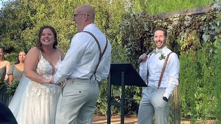 Funny Wedding Officiant Speech - THE ALEX  COMEDY SPECIAL ft.  Lauren and Tim’s Wedding