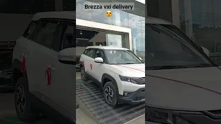 New Maruti Brezza vxi 2023 delivery  😍  #shorts #viral