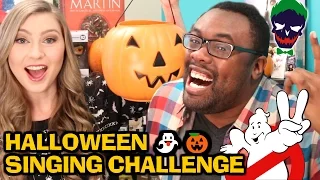 HALLOWEEN SINGING CHALLENGE 🎃 New Suicide Squad & Ghostbusters Songs? 👻