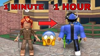 HOW MUCH CAN I LEVEL UP IN ONE HOUR?!? (MM2)