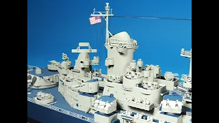 Part-4 of Super detailing the Tamiya 1/350 scale USS Missouri.