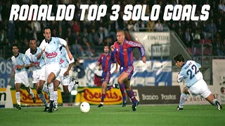 Ronaldo Fenomeno TOP 3 SOLO GOALS Ever !