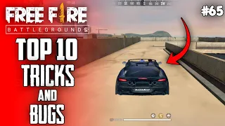 Top 10 New Tricks In Free Fire | New Bug/Glitches In Garena Free Fire #65
