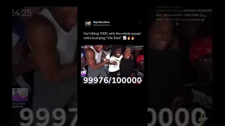 Kai Hits 100k Subscribers On Twitch With The Whole Squad Bumping “We Paid” 🔥