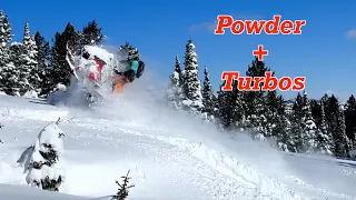 Riding Boosted Sleds On The Deepest Day of the Year! 2023 Polaris Boost RMK khaos slash 165