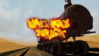 WAR RIG - Mad Max Fury Road in ETS 2 Mod - Monster Rock Fire Valhalla Ride Doof Wagon
