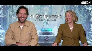 Ghostbusters: The Frozen Empire | ODEON Meets The Cast of Ghostbusters: The Frozen Empire