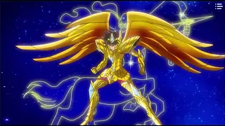 Seiya awakens the Sagittarius God Cloth-(Saint Seiya Omega)-[ENG SUB]