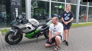 Kawasaki Ninja 7 Hybrid - prezentacja pierwszego hybrydowego motocykla [Ojciec i Córka]