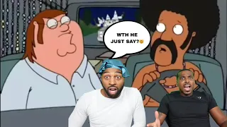 CANT BELIEVE HE SAID THI🤯S...First time reacting to Most Racist Moments Compilation Family Guy