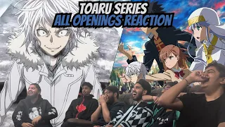 THIS IS SO UNDERRATED?!? | Reacting To All Toaru Series Openings | TMC