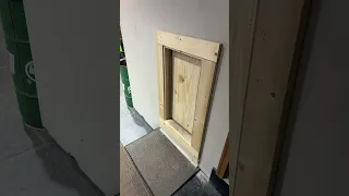 Pneumatic dog door