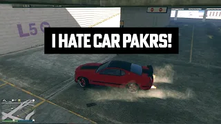 He doesn't like car parks... (Sticky Bomb Challenge in GTA Online)