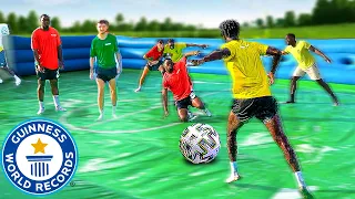 WORLD'S BIGGEST SLIP N SLIDE FOOTBALL MATCH ⚽️💦